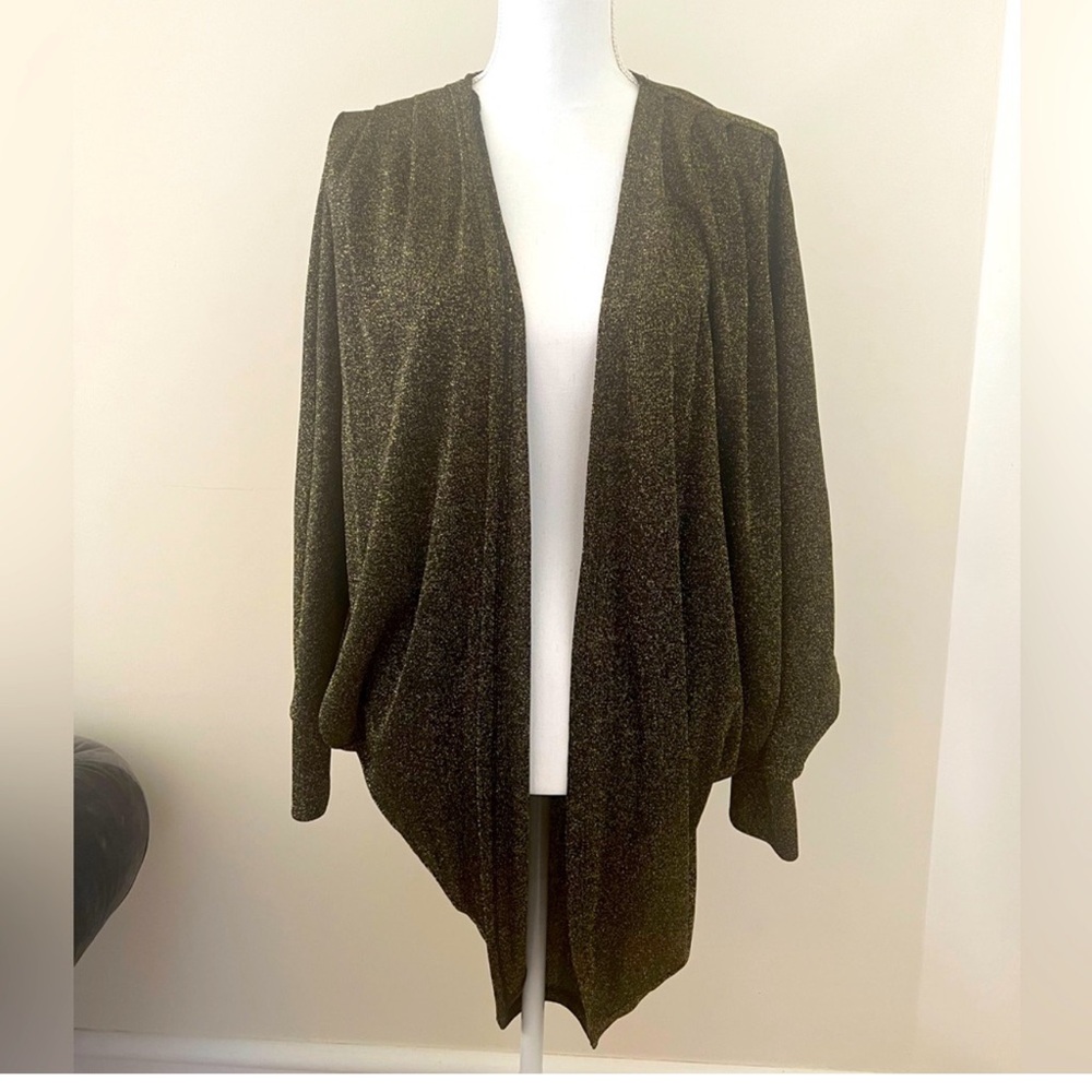 Glitter batwing cardigan